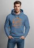 Hoodie Herren Adler Print Aufdruck Eagle Motiv Schrift Kapuzen-Pullover Männer Fashion Streetstyle Neverless®preview