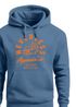 Hoodie Herren Adler Print Aufdruck Eagle Motiv Schrift Kapuzen-Pullover Männer Fashion Streetstyle Neverless®preview