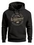 Hoodie Herren Adventure Logo Berge Mountain Bär Wilderness Schriftzug Fashion Streetstyle Kapuzen-Pullover Männer Neverless®preview