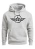 Hoodie Herren Airforce Symbol Stern Army Military Aufdruck Emblem Kapuzen-Pullover Männer Fashion Streetstyle Neverless®preview