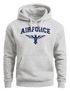 Hoodie Herren Airforce US Army Adler Militär Print Aufdruck Kapuzen-Pullover Männer Fashion Streetstyle Neverless®preview