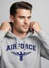 Hoodie Herren Airforce US Army Adler Militär Print Aufdruck Kapuzen-Pullover Männer Fashion Streetstyle Neverless®preview