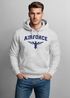 Hoodie Herren Airforce US Army Adler Militär Print Aufdruck Kapuzen-Pullover Männer Fashion Streetstyle Neverless®preview