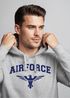 Hoodie Herren Airforce US Army Adler Militär Print Aufdruck Kapuzen-Pullover Männer Fashion Streetstyle Neverless®preview