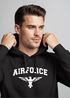 Hoodie Herren Airforce US Army Adler Militär Print Aufdruck Kapuzen-Pullover Männer Fashion Streetstyle Neverless®preview