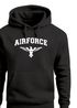 Hoodie Herren Airforce US Army Adler Militär Print Aufdruck Kapuzen-Pullover Männer Fashion Streetstyle Neverless®preview