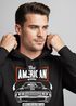 Hoodie Herren American Muscle Car Auto Tuning Retro Kapuzenpullover Neverless®preview