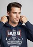 Hoodie Herren American Muscle Car Auto Tuning Retro Kapuzenpullover Neverless®preview