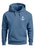 Hoodie Herren Anker Badge Kapuzen-Pullover Männer Neverless®preview