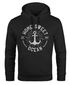 Hoodie Herren Anker Logo maritim Home Sweet Ocean Schriftzug Fashion StreetstyleKapuzen-Pullover Männer Neverless®preview