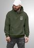 Hoodie Herren Anker Logo Maritim  Print Aufdruck Motiv Kapuzen-Pullover Männer Fashion Streetstyle Neverless®preview