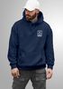 Hoodie Herren Anker Logo Maritim  Print Aufdruck Motiv Kapuzen-Pullover Männer Fashion Streetstyle Neverless®preview