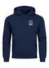 Hoodie Herren Anker Logo Maritim  Print Aufdruck Motiv Kapuzen-Pullover Männer Fashion Streetstyle Neverless®preview