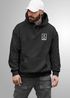 Hoodie Herren Anker Logo Maritim  Print Aufdruck Motiv Kapuzen-Pullover Männer Fashion Streetstyle Neverless®preview