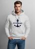Hoodie Herren Anker Motiv maritim Schriftzug Oceans Kapuzen-Pullover Männer Neverless®preview