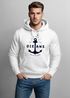 Hoodie Herren Anker Motiv maritim Schriftzug Oceans Kapuzen-Pullover Männer Neverless®preview