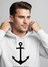 Hoodie Herren Anker Nautical Sailor Segeln Kapuzen-Pullover Männer Neverless®preview