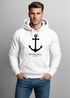 Hoodie Herren Anker Nautical Sailor Segeln Kapuzen-Pullover Männer Neverless®preview