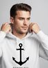 Hoodie Herren Anker Nautical Sailor Segeln Kapuzen-Pullover Männer Neverless®preview