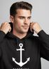 Hoodie Herren Anker Nautical Sailor Segeln Kapuzen-Pullover Männer Neverless®preview