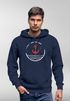 Hoodie Herren Anker Vintage Kapuzen-Pullover Männer Neverless®preview