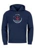 Hoodie Herren Anker Vintage Kapuzen-Pullover Männer Neverless®preview