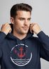 Hoodie Herren Anker Vintage Kapuzen-Pullover Männer Neverless®preview