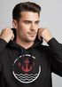 Hoodie Herren Anker Vintage Kapuzen-Pullover Männer Neverless®preview