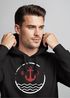 Hoodie Herren Anker Vintage Kapuzen-Pullover Männer Neverless®preview