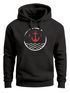 Hoodie Herren Anker Vintage Kapuzen-Pullover Männer Neverless®preview