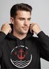 Hoodie Herren Anker Vintage Kapuzen-Pullover Männer Neverless®preview