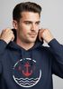 Hoodie Herren Anker Vintage Kapuzen-Pullover Männer Neverless®preview