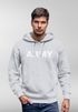 Hoodie Herren Army Aufdruck Print Kapuzen-Pullover Männer Neverless®preview