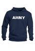 Hoodie Herren Army Aufdruck Print Kapuzen-Pullover Männer Neverless®preview