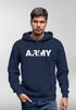 Hoodie Herren Army Aufdruck Print Kapuzen-Pullover Männer Neverless®preview