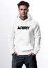 Hoodie Herren Army Aufdruck Print Kapuzen-Pullover Männer Neverless®preview