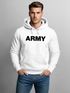 Hoodie Herren Army Aufdruck Print Kapuzen-Pullover Männer Neverless®preview