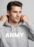 Hoodie Herren Army Aufdruck Print Kapuzen-Pullover Männer Neverless®preview