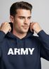 Hoodie Herren Army Aufdruck Print Kapuzen-Pullover Männer Neverless®preview