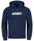 Hoodie Herren Army Aufdruck Print Kapuzen-Pullover Männer Neverless®preview