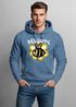 Hoodie Herren Aufdruck Bee Happy Biene Blume Graffiti Schriftzug Fashion Streetstyle Neverless®preview