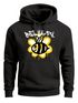 Hoodie Herren Aufdruck Bee Happy Biene Blume Graffiti Schriftzug Fashion Streetstyle Neverless®preview