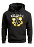 Hoodie Herren Aufdruck Bee Happy Biene Blume Graffiti Schriftzug Fashion Streetstyle Neverless®preview