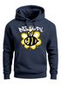 Hoodie Herren Aufdruck Bee Happy Biene Blume Graffiti Schriftzug Fashion Streetstyle Neverless®preview