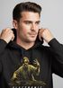Hoodie Herren Aufdruck Eletronic Dance Music MichelangeloTechno DJ Fashion Streetstyle Neverless®preview