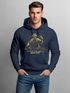 Hoodie Herren Aufdruck Eletronic Dance Music MichelangeloTechno DJ Fashion Streetstyle Neverless®preview