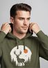 Hoodie Herren Aufdruck Hirsch Wald Outdoor Natur Wildnis Kapuzen-Pullover Männer Fashion Streetstyle Neverless®preview