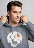 Hoodie Herren Aufdruck Hirsch Wald Outdoor Natur Wildnis Kapuzen-Pullover Männer Fashion Streetstyle Neverless®preview