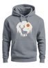 Hoodie Herren Aufdruck Hirsch Wald Outdoor Natur Wildnis Kapuzen-Pullover Männer Fashion Streetstyle Neverless®preview