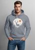 Hoodie Herren Aufdruck Hirsch Wald Outdoor Natur Wildnis Kapuzen-Pullover Männer Fashion Streetstyle Neverless®preview